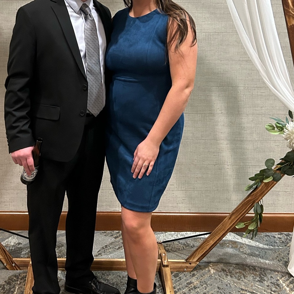 Blue dress